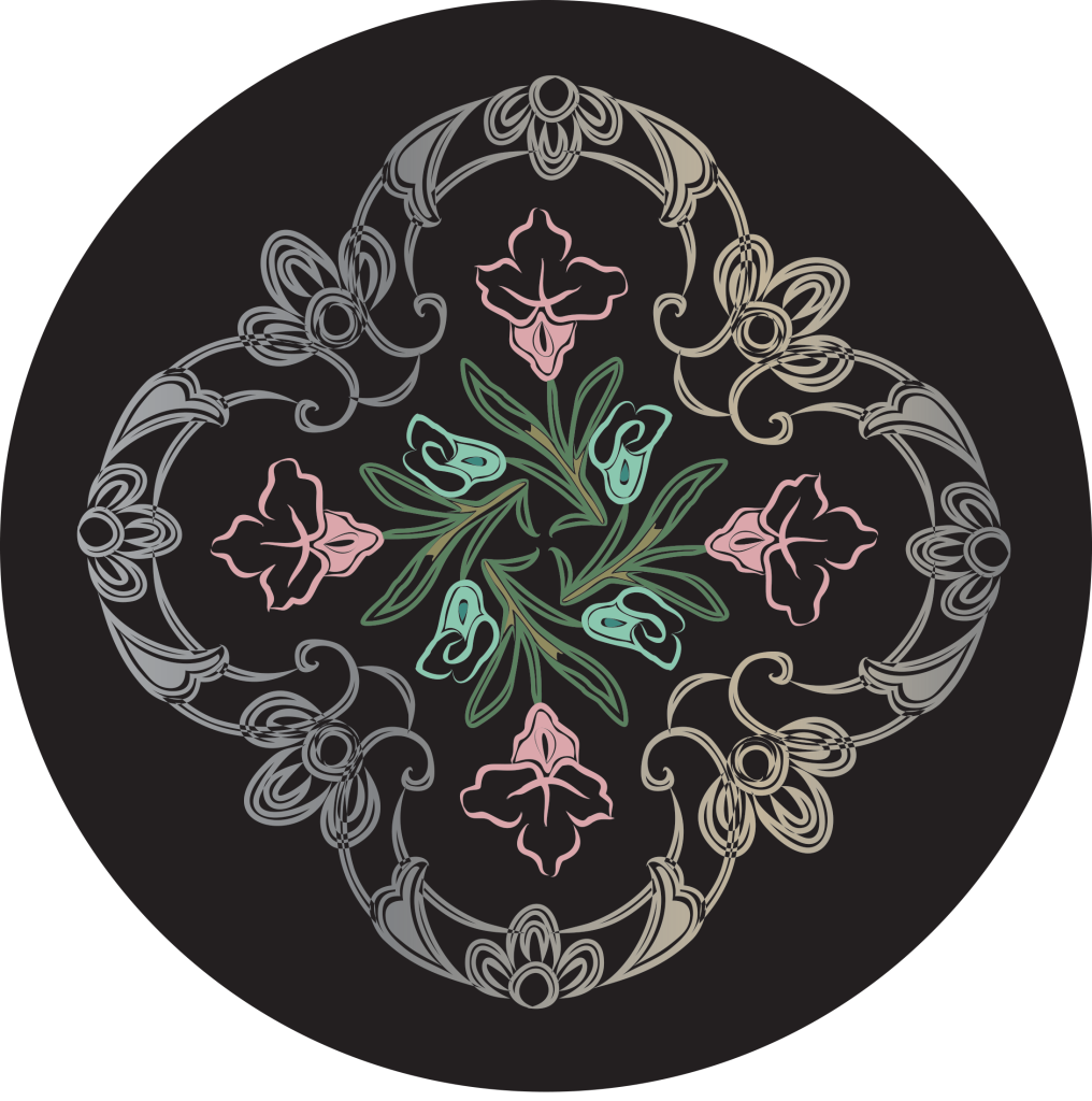 artistic design for the kaleideoscope ball logo